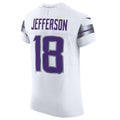 Kooe MN.Vikings #18 Justin Jefferson White Alternate Vapor F.U.S.E. Elite Player American Stitched Jersey