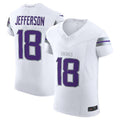 Kooe MN.Vikings #18 Justin Jefferson White Alternate Vapor F.U.S.E. Elite Player American Stitched Jerseys