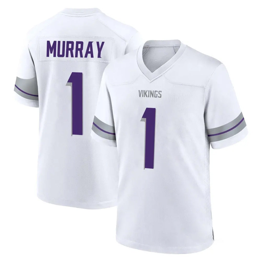 Kooe MN.Vikings #1 Kyler Murray Player White Alternate Home Game Stitched Jerseys