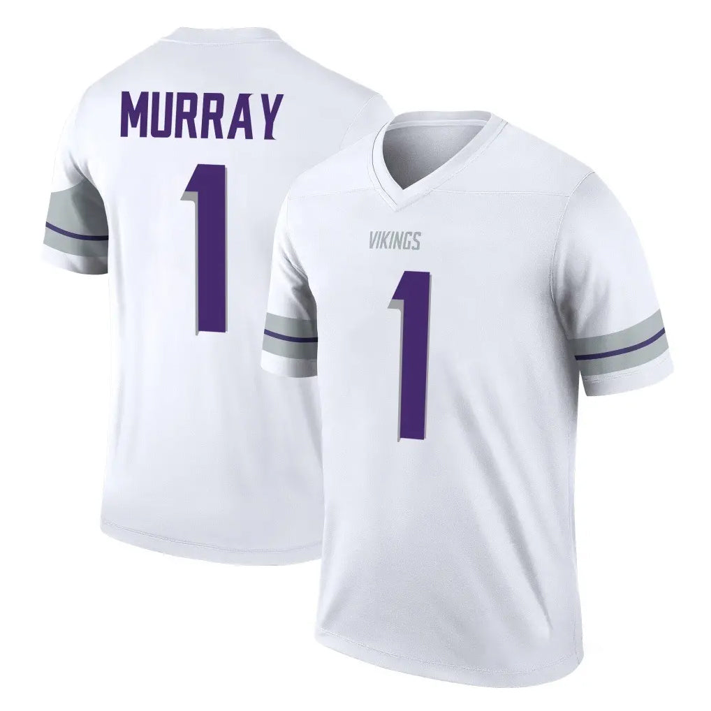 Kooe MN.Vikings #1 Kyler Murray Player White Alternate Legend Home Game Stitched Jerseys