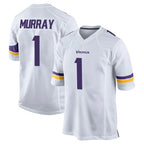 Kooe MN.Vikings #1 Kyler Murray Player White Home Game Stitched Jerseys