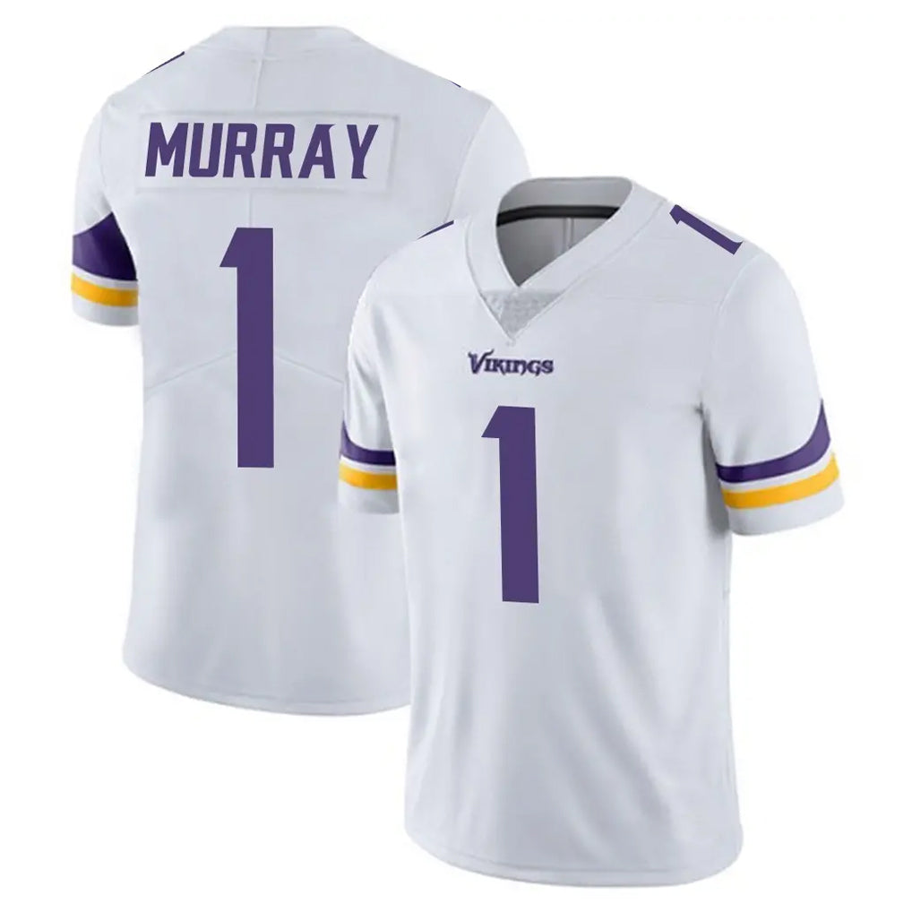 Kooe MN.Vikings #1 Kyler Murray Player White Limited Vapor Untouchable Home Game Stitched Jerseys
