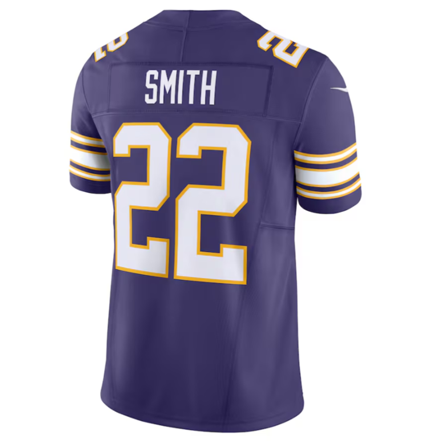 Kooe MN.Vikings #22 Harrison Smith Purple Vapor F.U.S.E. Limited Jersey Stitched American Stitched Jersey