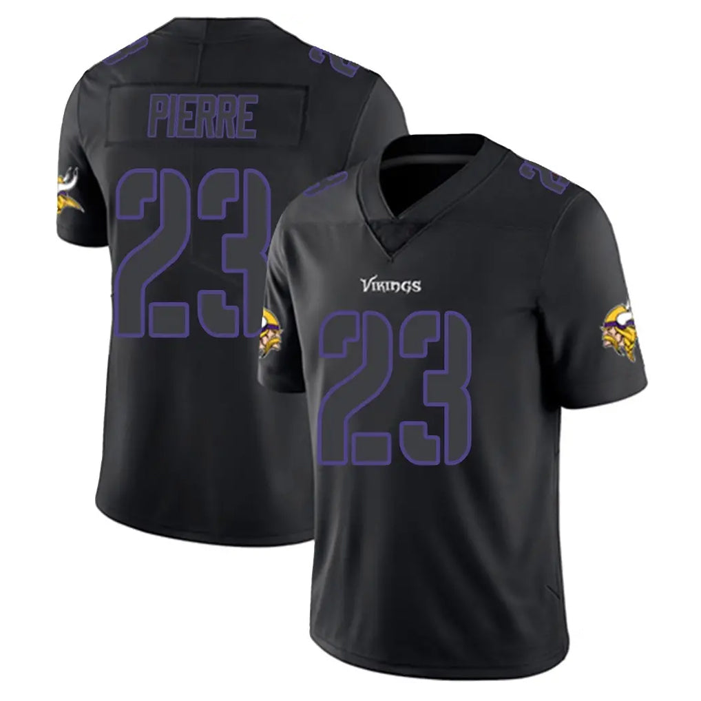 Kooe MN.Vikings #23 James Pierre Player Black Impact LImited Home Game Stitched Jerseys