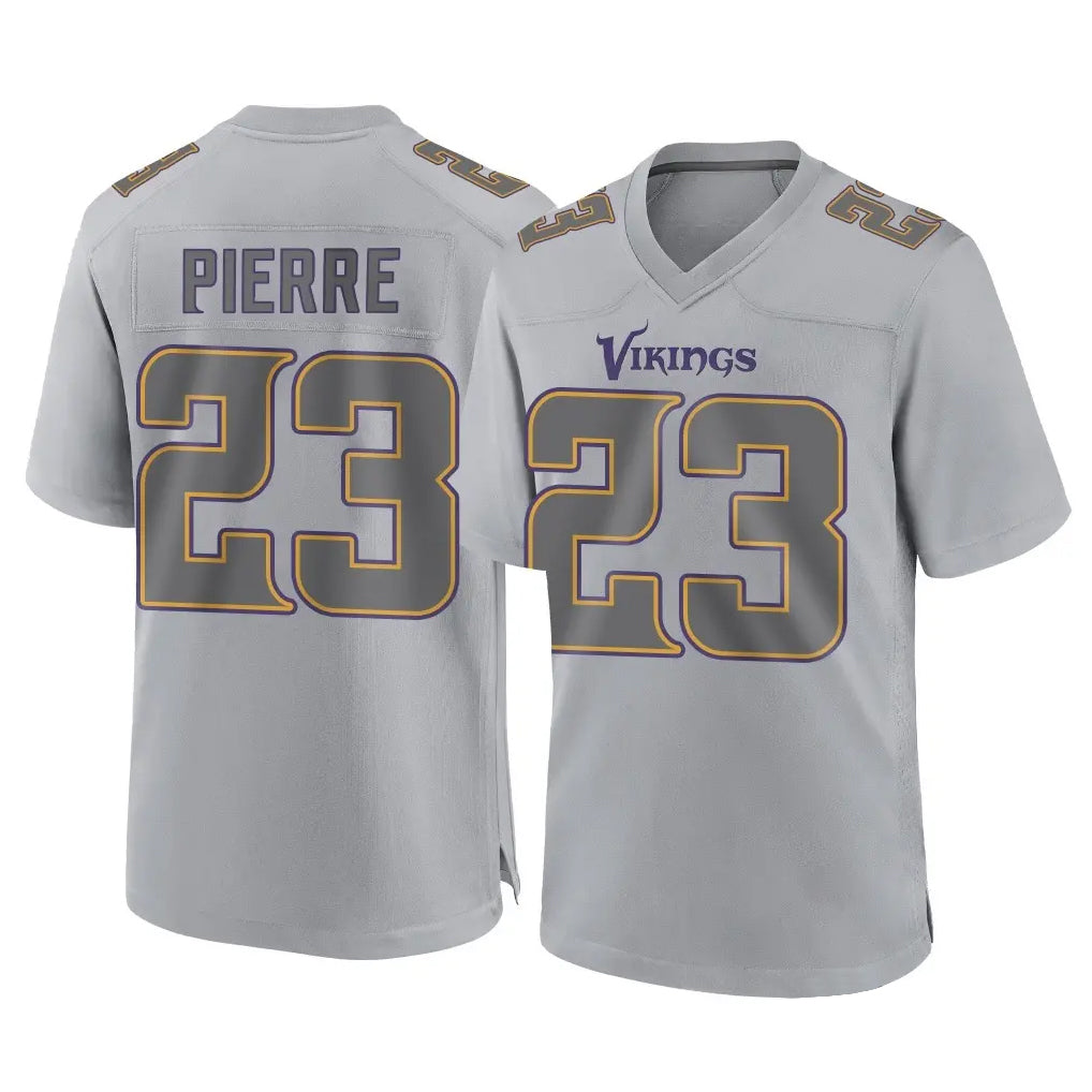 Kooe MN.Vikings #23 James Pierre Player Gray Atmosphere Fashion Home Game Stitched Jerseys