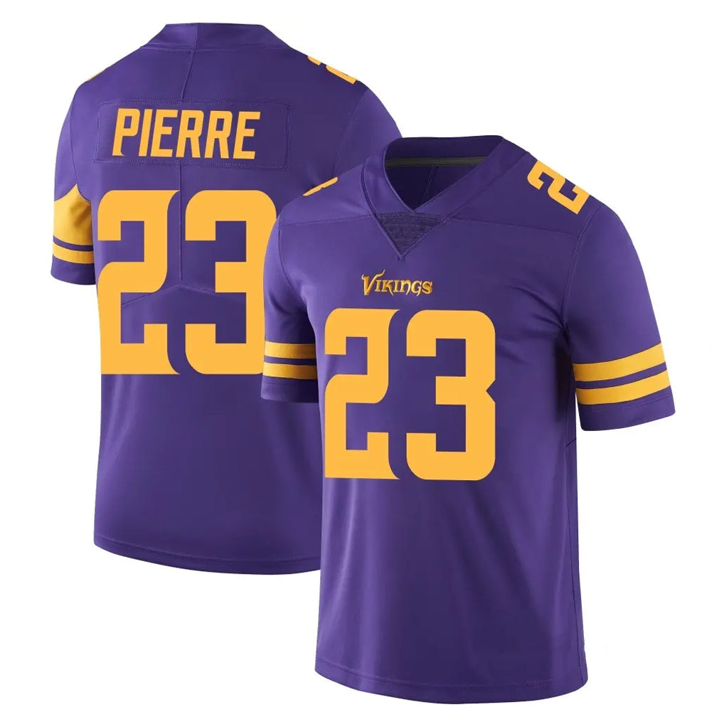 Kooe MN.Vikings #23 James Pierre Player Purple Limited Color Rush Home Game Stitched Jerseys