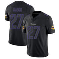 Kooe MN.Vikings #27 Jordan Mason Player Black Impact LImited Home Game Stitched Jerseys