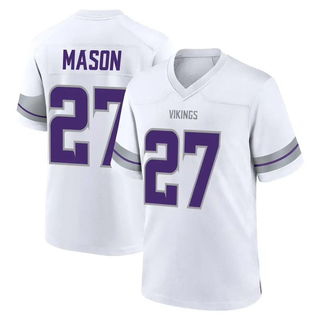 Kooe MN.Vikings #27 Jordan Mason Player White Alternate Home Game Stitched Jerseys