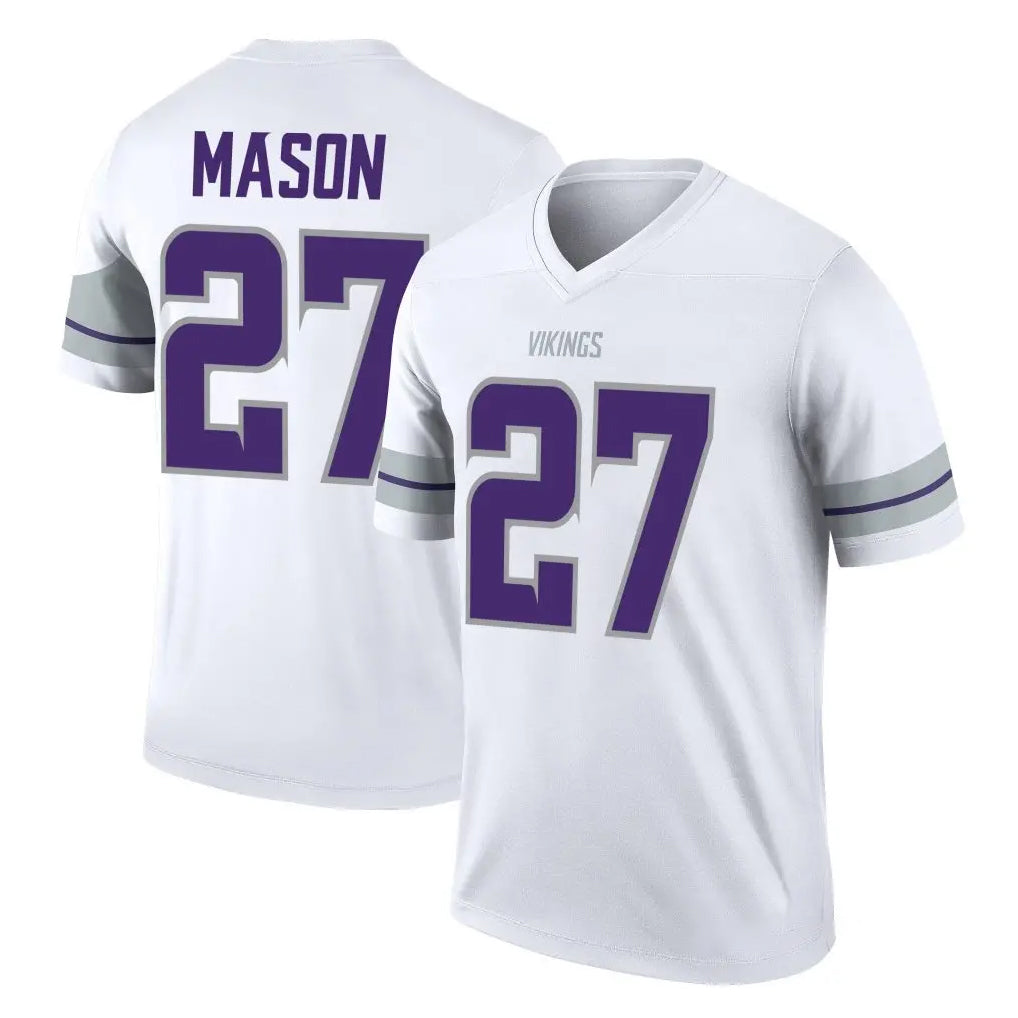 Kooe MN.Vikings #27 Jordan Mason Player White Alternate Legend Home Game Stitched Jerseys