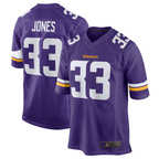 Kooe MN.Vikings #33 Aaron Jones Purple Game Player Jersey Stitched American Stitched Jerseys