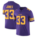 Kooe MN.Vikings #33 Aaron Jones Sr. Player Purple Limited Color Rush Home Game Stitched Jerseys