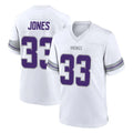 Kooe MN.Vikings #33 Aaron Jones Sr. Player White Alternate Home Game Stitched Jerseys