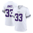 Kooe MN.Vikings #33 Aaron Jones Sr. Player White Alternate Home Game Stitched Jerseys