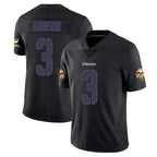 Kooe MN.Vikings #3 Jordan Addison Player Black Impact LImited Home Game Stitched Jerseys
