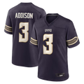 Kooe MN.Vikings #3 Jordan Addison Purple 2026 Rivalries Collection Game Stitched Jerseys