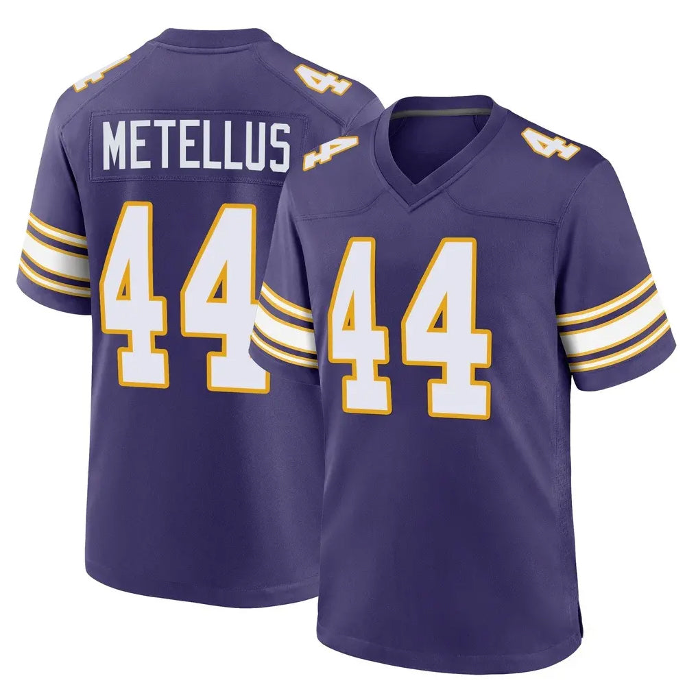 Kooe MN.Vikings #44 Josh Metellus Player Purple Classic Home Game Stitched Jerseys