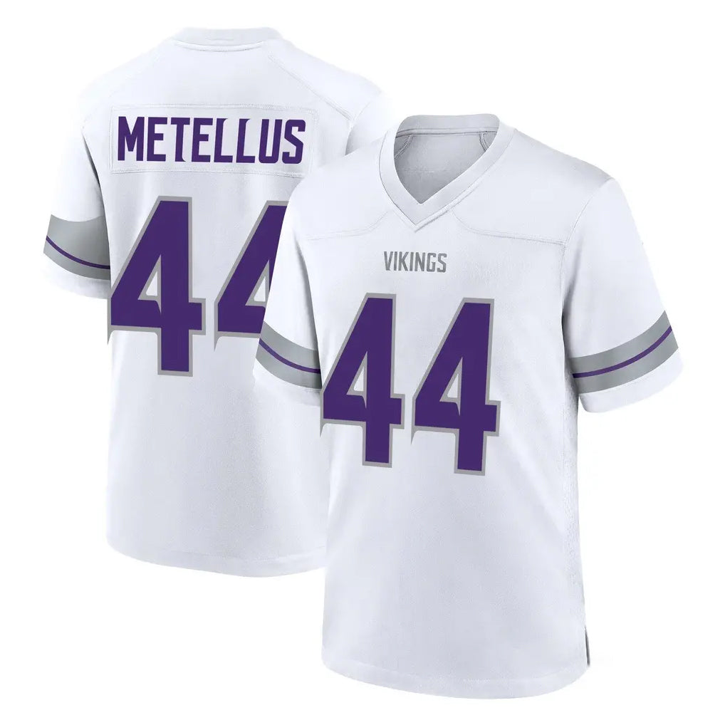 Kooe MN.Vikings #44 Josh Metellus Player White Alternate Home Game Stitched Jerseys