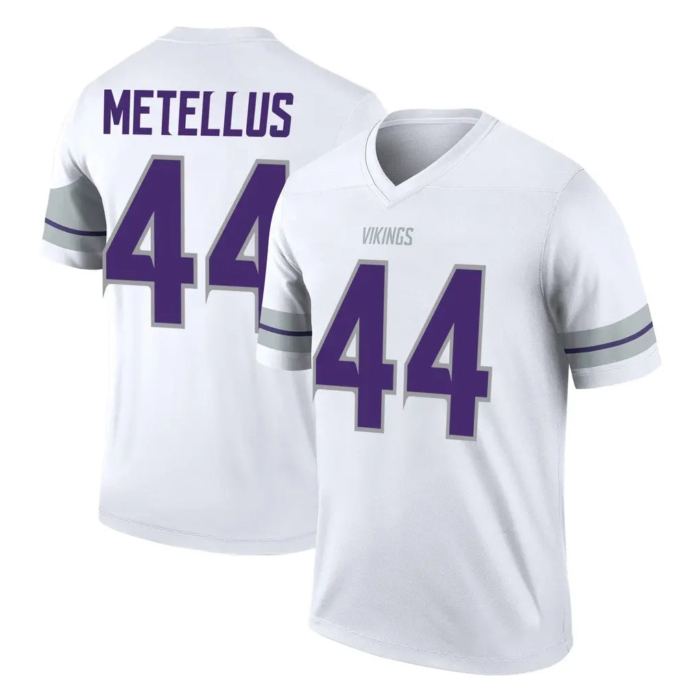 Kooe MN.Vikings #44 Josh Metellus Player White Alternate Legend Home Game Stitched Jerseys