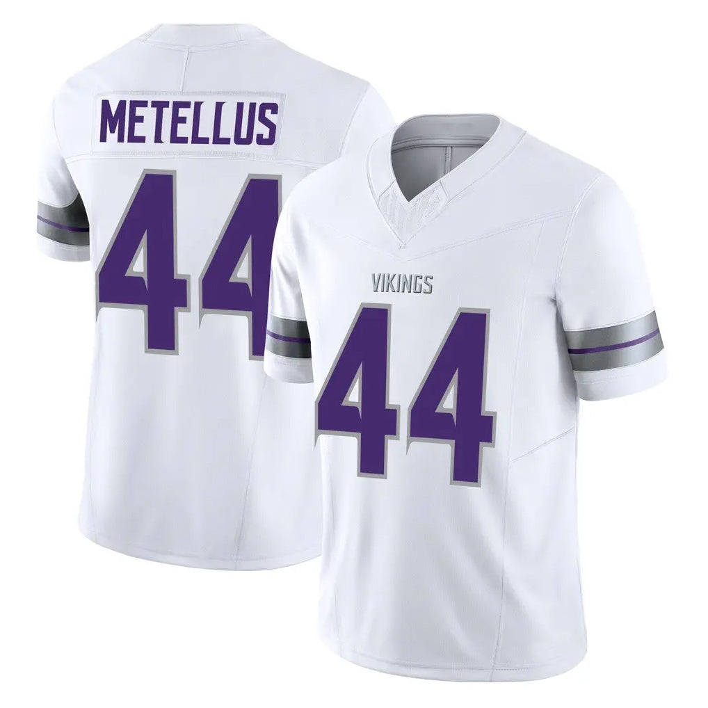 Kooe MN.Vikings #44 Josh Metellus Player White Limited Alternate Vapor F.U.S.E. Home Game Stitched Jerseys