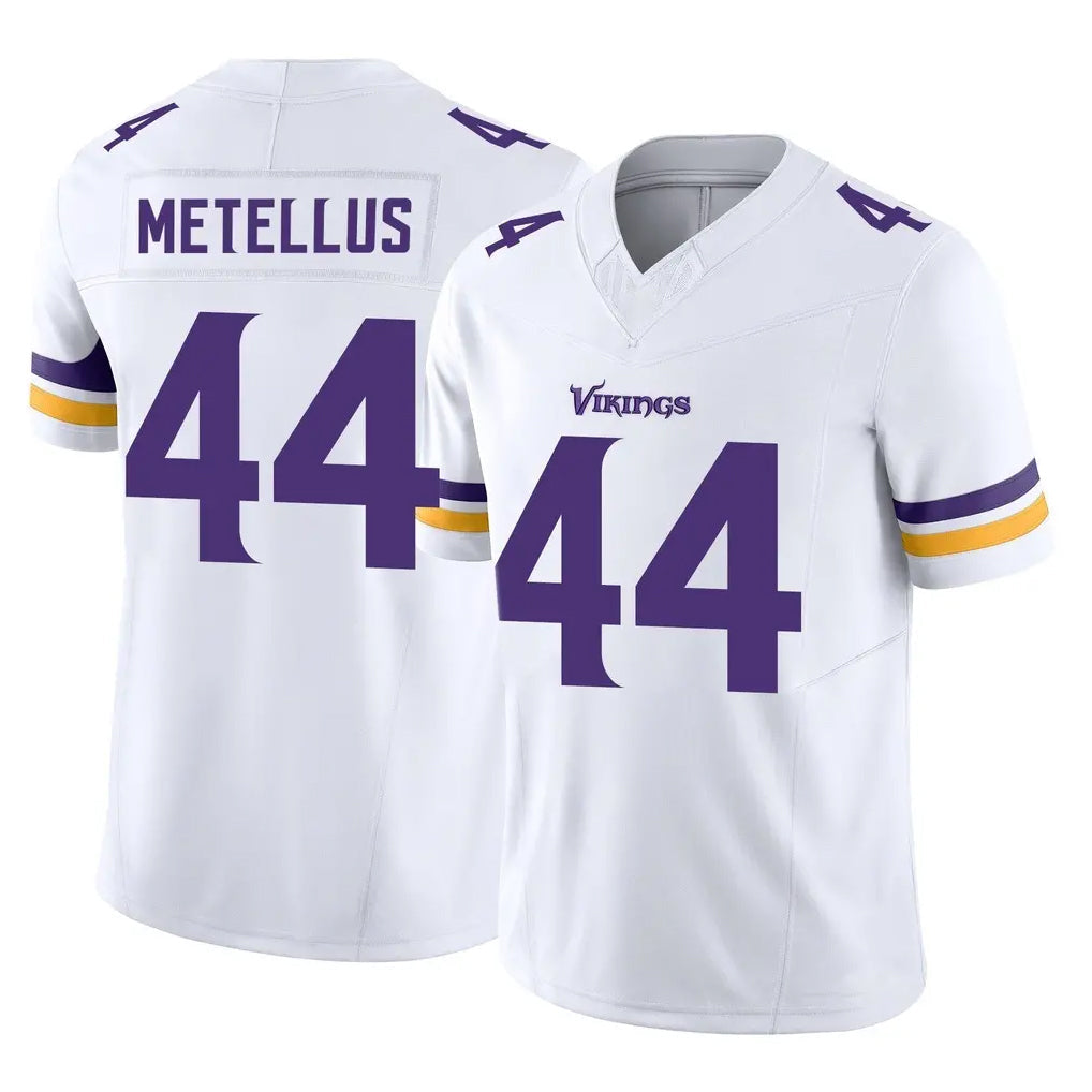 Kooe MN.Vikings #44 Josh Metellus Player White Limited Vapor F.U.S.E. Home Game Stitched Jerseys