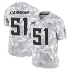 Kooe MN.Vikings #51 Blake Cashman Player Arctic Camo Salute To Service Limited Game Stitched Jerseys