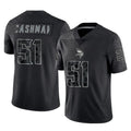 Kooe MN.Vikings #51 Blake Cashman Player Black Reflective LImited Home Game Stitched Jerseys