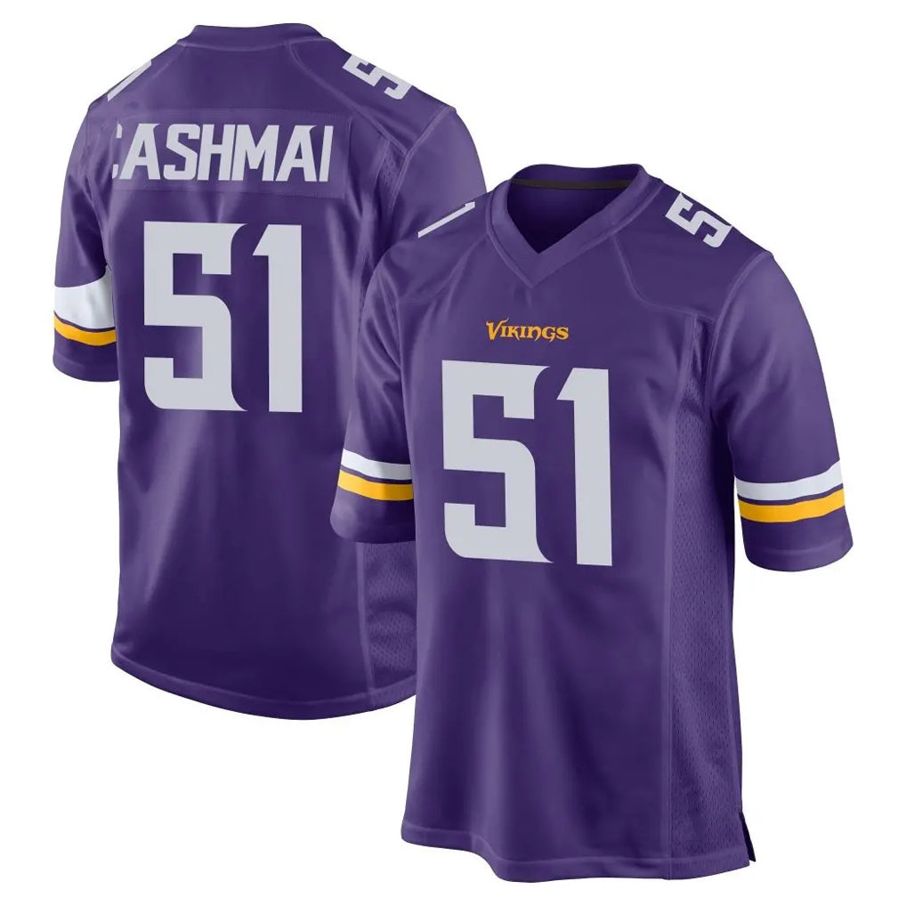 Kooe MN.Vikings #51 Blake Cashman Player Purple Home Game Stitched Jerseys
