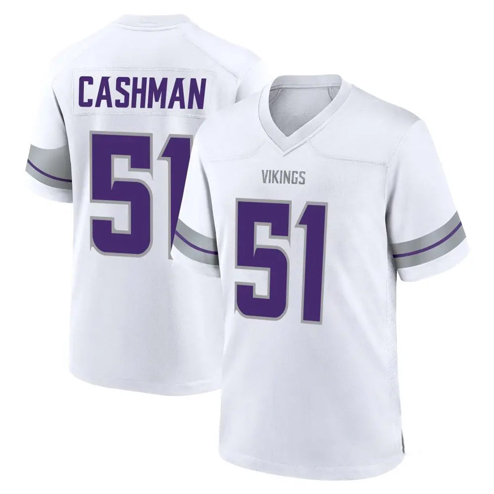 Kooe MN.Vikings #51 Blake Cashman Player White Alternate Home Game Stitched Jerseys