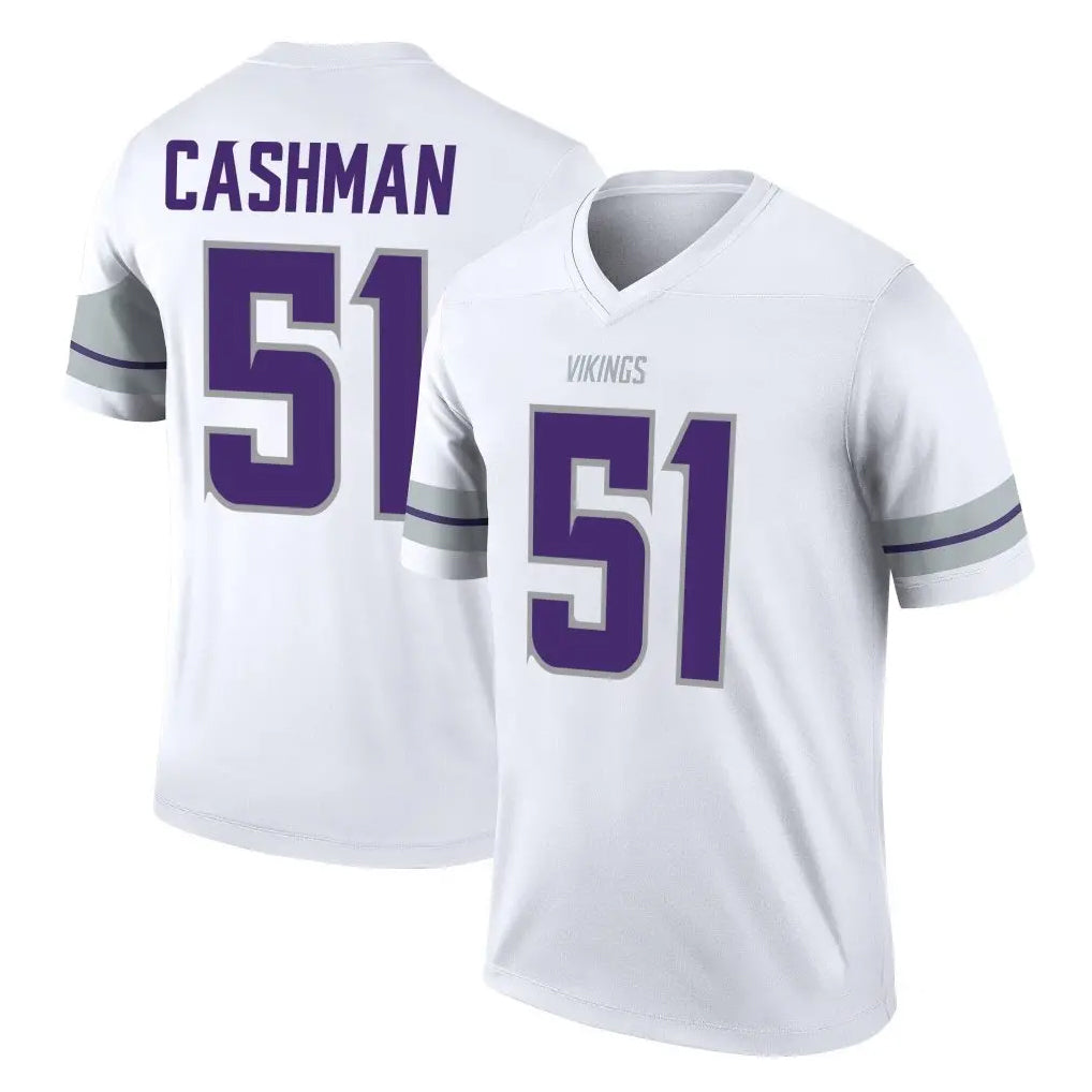 Kooe MN.Vikings #51 Blake Cashman Player White Alternate Legend Home Game Stitched Jerseys