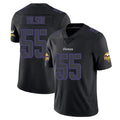 Kooe MN.Vikings #55 Eric Wilson Player Black Impact LImited Home Game Stitched Jerseys
