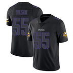 Kooe MN.Vikings #55 Eric Wilson Player Black Impact LImited Home Game Stitched Jerseys