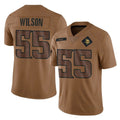 Kooe MN.Vikings #55 Eric Wilson Player Brown Salute To Service Limited Stitched Jerseys