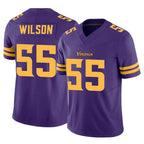 Kooe MN.Vikings #55 Eric Wilson Player Purple Limited Alternate Vapor F.U.S.E. Home Game Stitched Jerseys