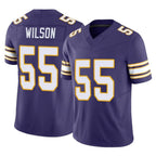 Kooe MN.Vikings #55 Eric Wilson Player Purple Limited Classic Vapor F.U.S.E. Home Game Stitched Jerseys