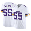 Kooe MN.Vikings #55 Eric Wilson Player White Limited Vapor F.U.S.E. Home Game Stitched Jerseys