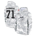 Kooe MN.Vikings #71 Christian Darrisaw Player Arctic Camo Salute to Service Pullover Hoodies Limited Game Stitched Jerseys