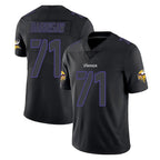 Kooe MN.Vikings #71 Christian Darrisaw Player Black Impact LImited Home Game Stitched Jerseys