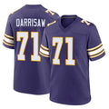 Kooe MN.Vikings #71 Christian Darrisaw Player Purple Classic Home Game Stitched Jerseys