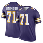 Kooe MN.Vikings #71 Christian Darrisaw Player Purple Limited Classic Home Game Stitched Jerseys