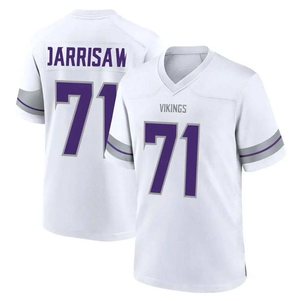 Kooe MN.Vikings #71 Christian Darrisaw Player White Alternate Home Game Stitched Jerseys