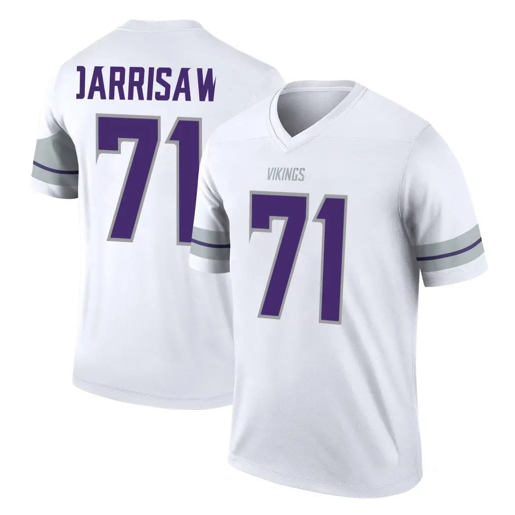Kooe MN.Vikings #71 Christian Darrisaw Player White Alternate Legend Home Game Stitched Jerseys