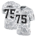 Kooe MN.Vikings #75 Brian O'Neill Player Arctic Camo Salute To Service Limited Game Stitched Jerseys