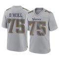 Kooe MN.Vikings #75 Brian O'Neill Player Gray Atmosphere Fashion Home Game Stitched Jerseys