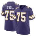 Kooe MN.Vikings #75 Brian O'Neill Player Purple Classic Home Game Stitched Jerseys