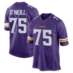 Kooe MN.Vikings #75 Brian O'Neill Player Purple Home Game Stitched Jerseys