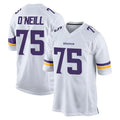 Kooe MN.Vikings #75 Brian O'Neill Player White Home Game Stitched Jerseys