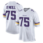 Kooe MN.Vikings #75 Brian O'Neill Player White Home Game Stitched Jerseys