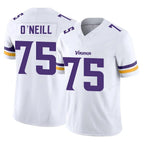 Kooe MN.Vikings #75 Brian O'Neill Player White Limited Vapor F.U.S.E. Home Game Stitched Jerseys