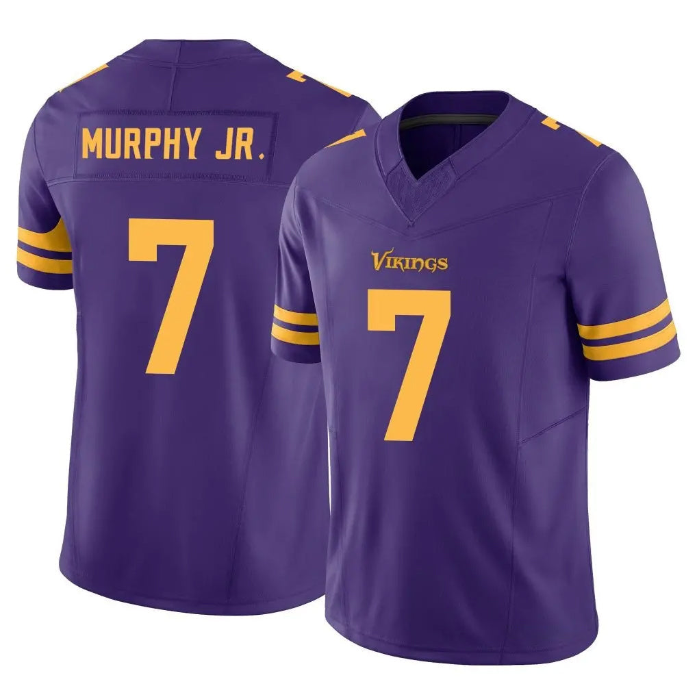 Kooe MN.Vikings #7 Byron Murphy Jr. Player Purple Limited Alternate Vapor F.U.S.E. Home Game Stitched Jerseys