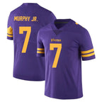 Kooe MN.Vikings #7 Byron Murphy Jr. Player Purple Limited Color Rush Home Game Stitched Jerseys